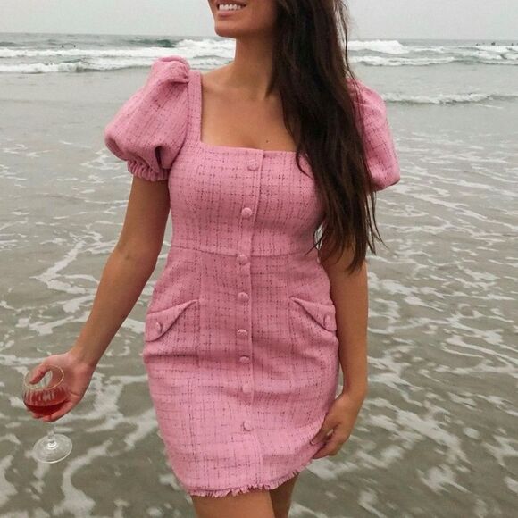 LPA Pink Mini Dress - Picture 2 of 2